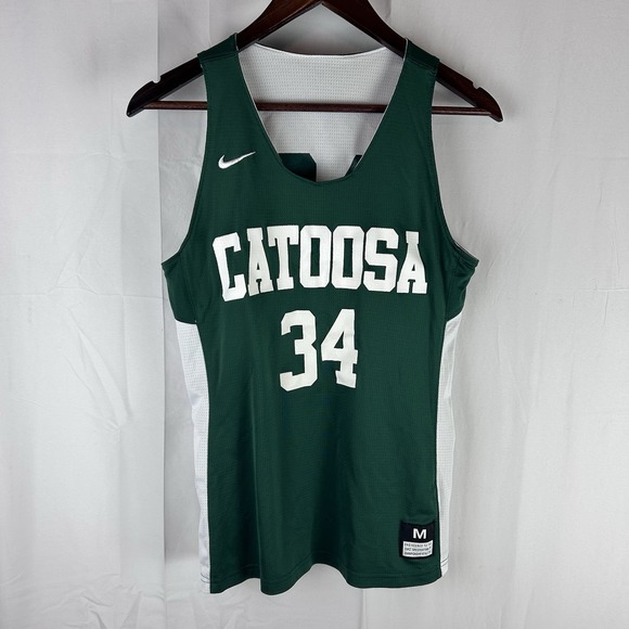 Nike Other - Catoosa Indians Nike Youth Medium Basketball Jersey Green White Reversible‎
